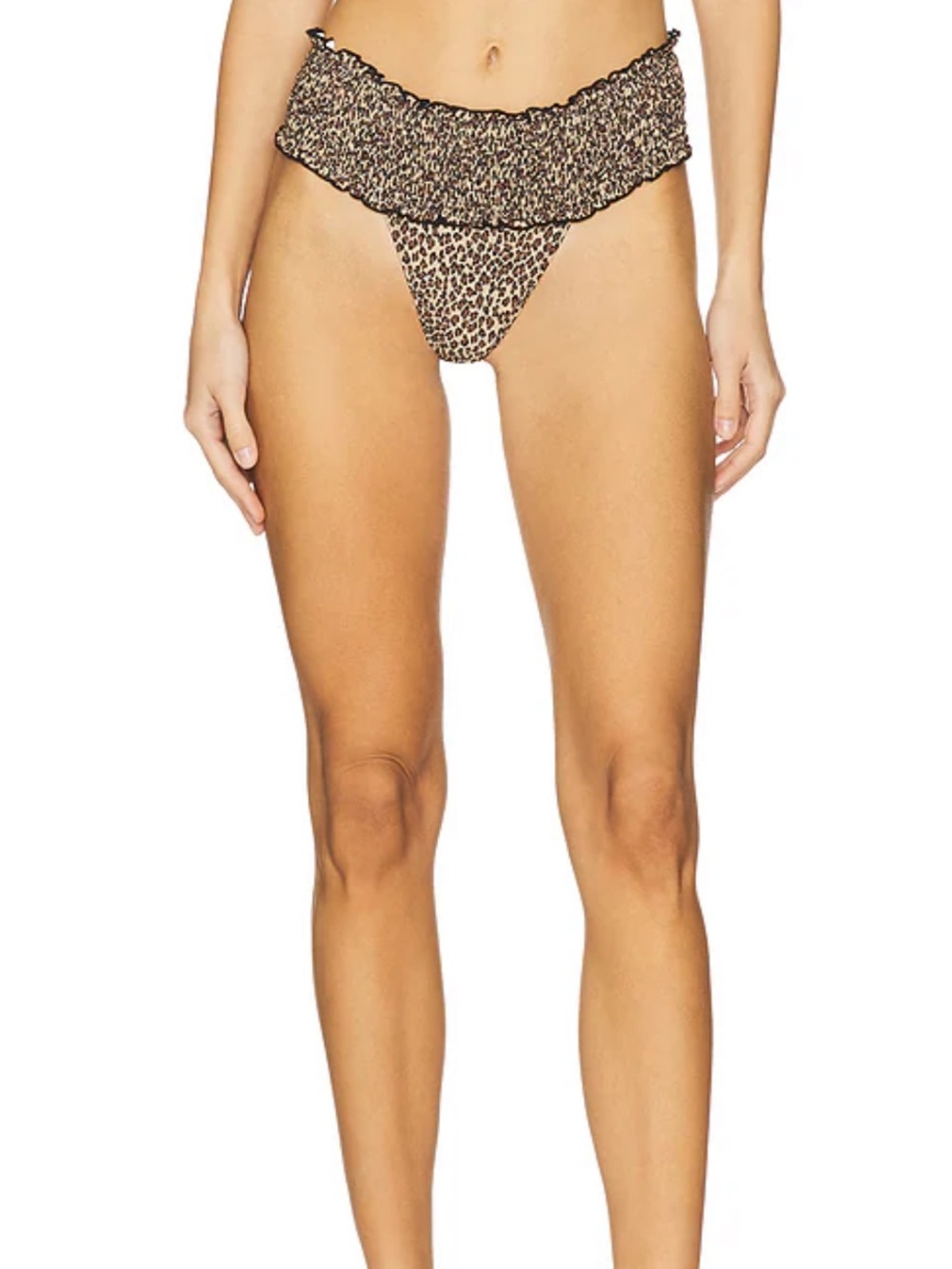 Sofie Bikini Bottom in Baby Leopard